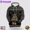 Horse Christmas Tree 1 All Over Print 3D Hoodie