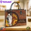 Horse Just A Girl Who Loves Horses Leather Bag Christ Gifts Leather Bags