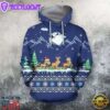 Horse On Christmas Hoodie All Over Print