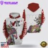 Horse Scottish Christmas Pattern All Over Print 3D Hoodie