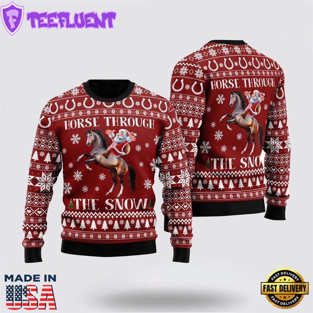 Horse Ugly Christmas Sweater