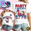 Houston Rockets 2026 NBA Hello Kitty Independence Day Unisex 3D Shirt