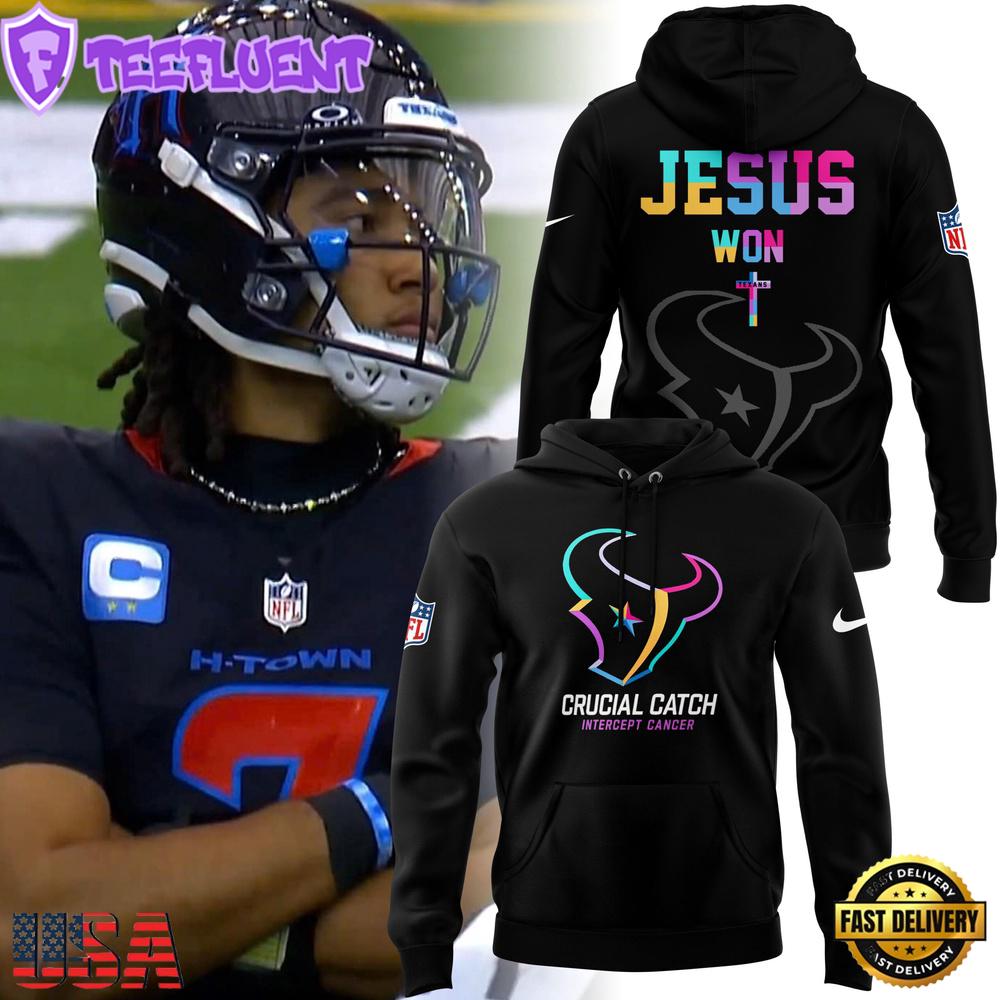 Houston Texans Jesus Won Limited Edition Hoodie