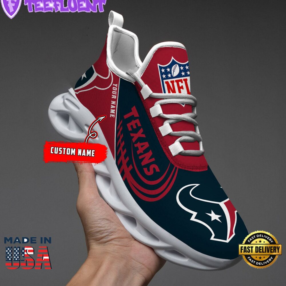 Houston Texans NFL Clunky Max Soul Shoes Personalized 1