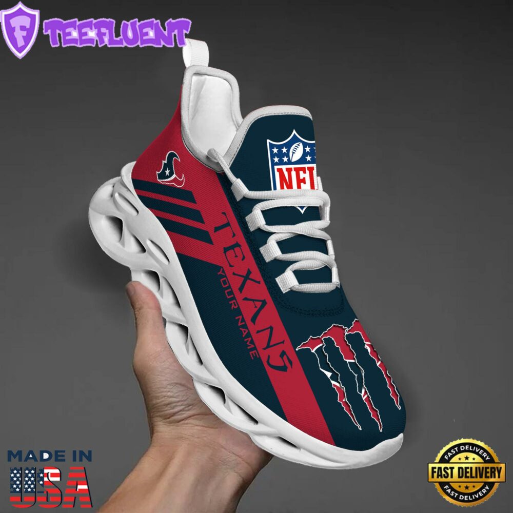 Houston Texans NFL Clunky Max Soul Shoes Personalized