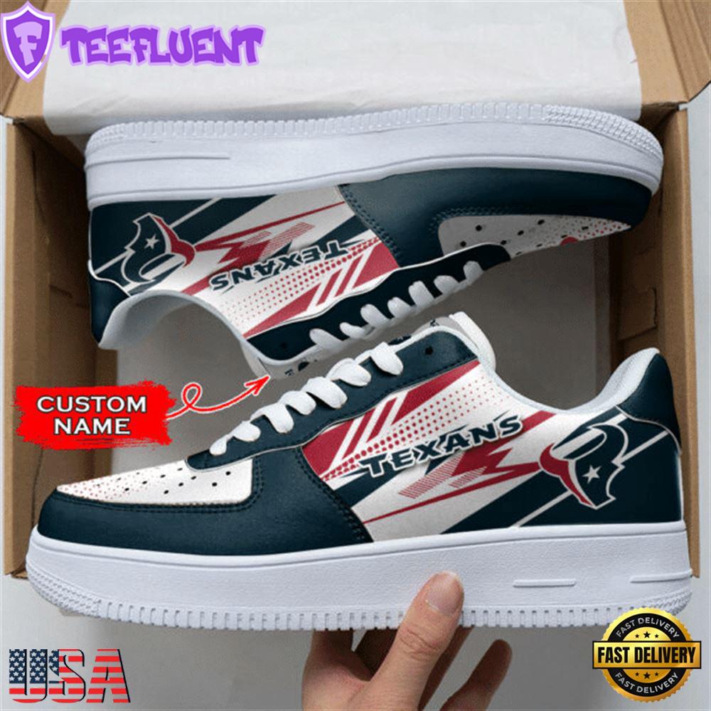 Houston Texans NFL Personalized Air Force 1 Shoes