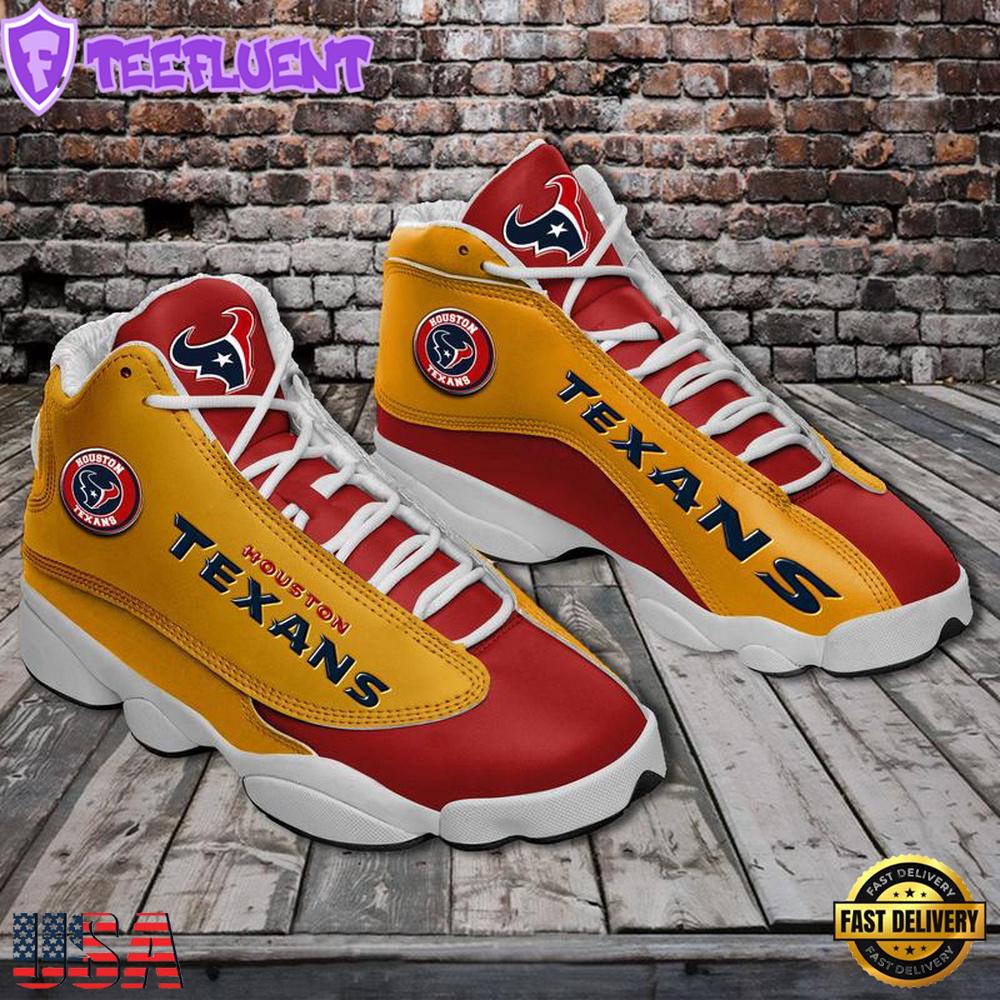 Houston Texans NFL Ver 3 Air Jordan 13 Sneaker - Gift For Fans