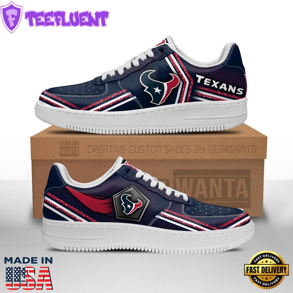 Houston Texas Air Sneakers Custom Force Shoes For Fans
