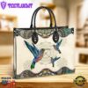 Hummingbird Leather Bag Christ Gifts Leather Bags