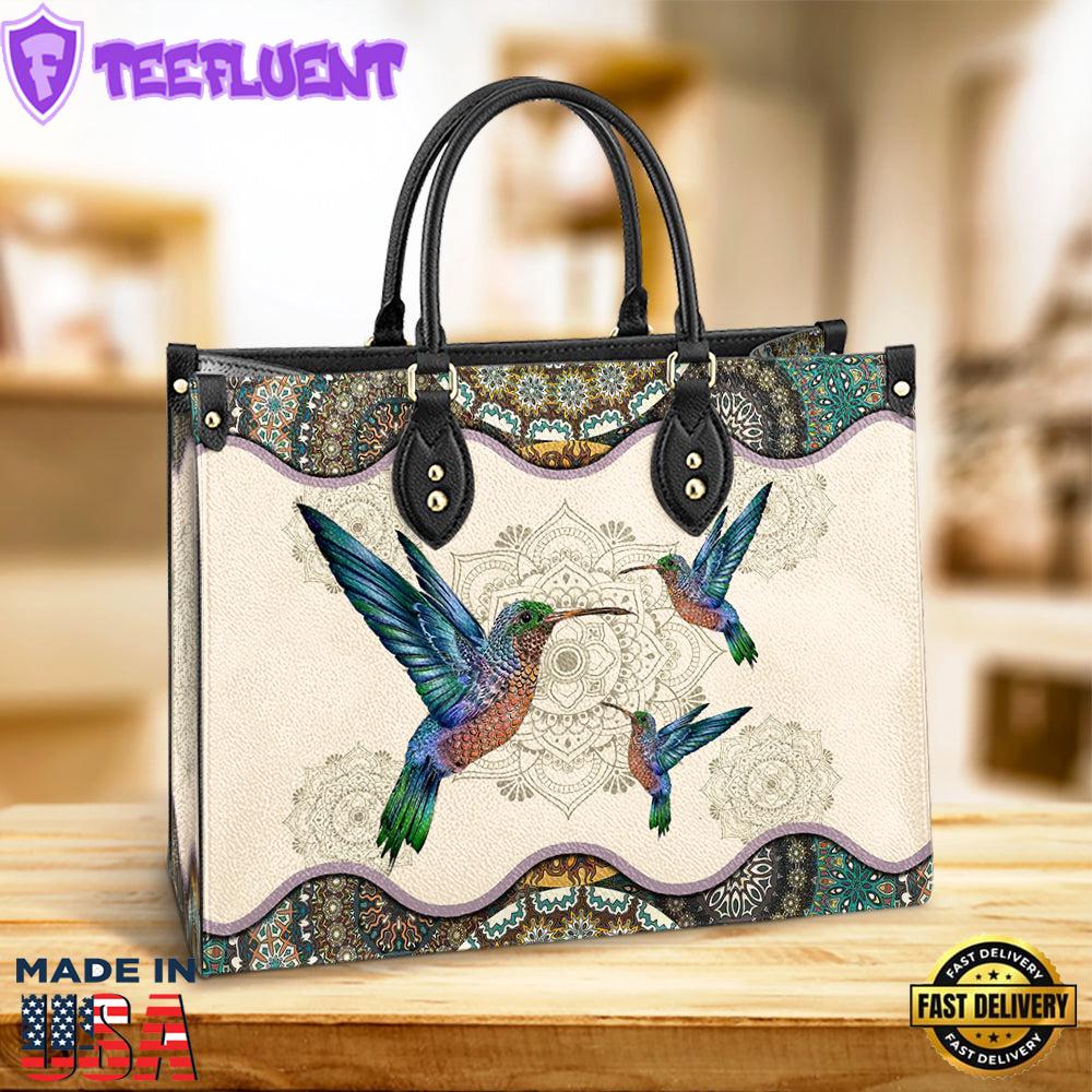 Hummingbird Leather Bag Christ Gifts Leather Bags