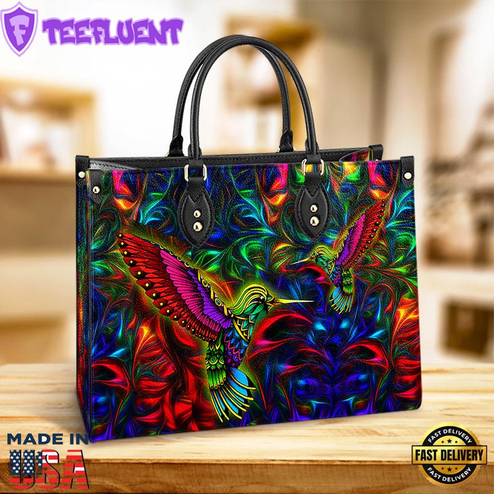 Hummingbird Pu Leather Bag Christ Gifts Leather Bags