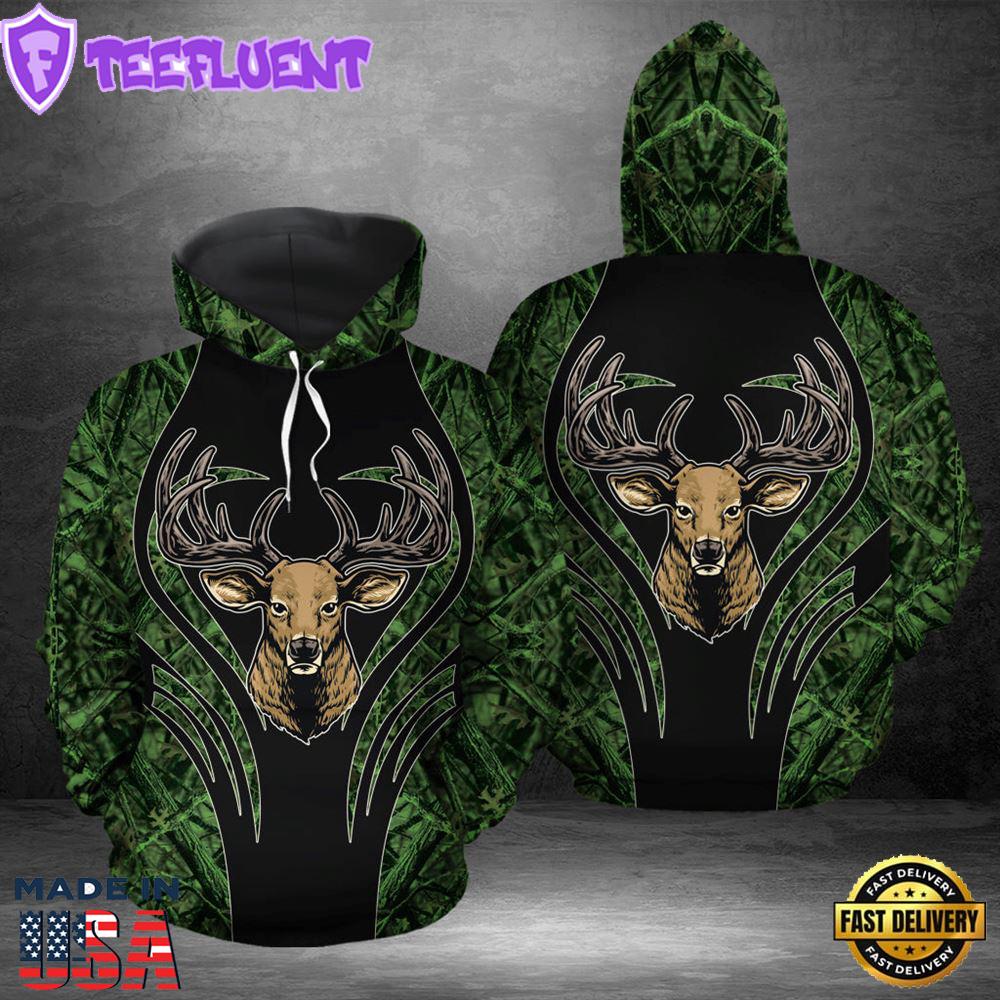Hunting Christmas Hoodie All Over Print