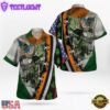 Hunting Hunter Skull And American Flag Saint Patrick'S Day Aop Hawaii Shirt