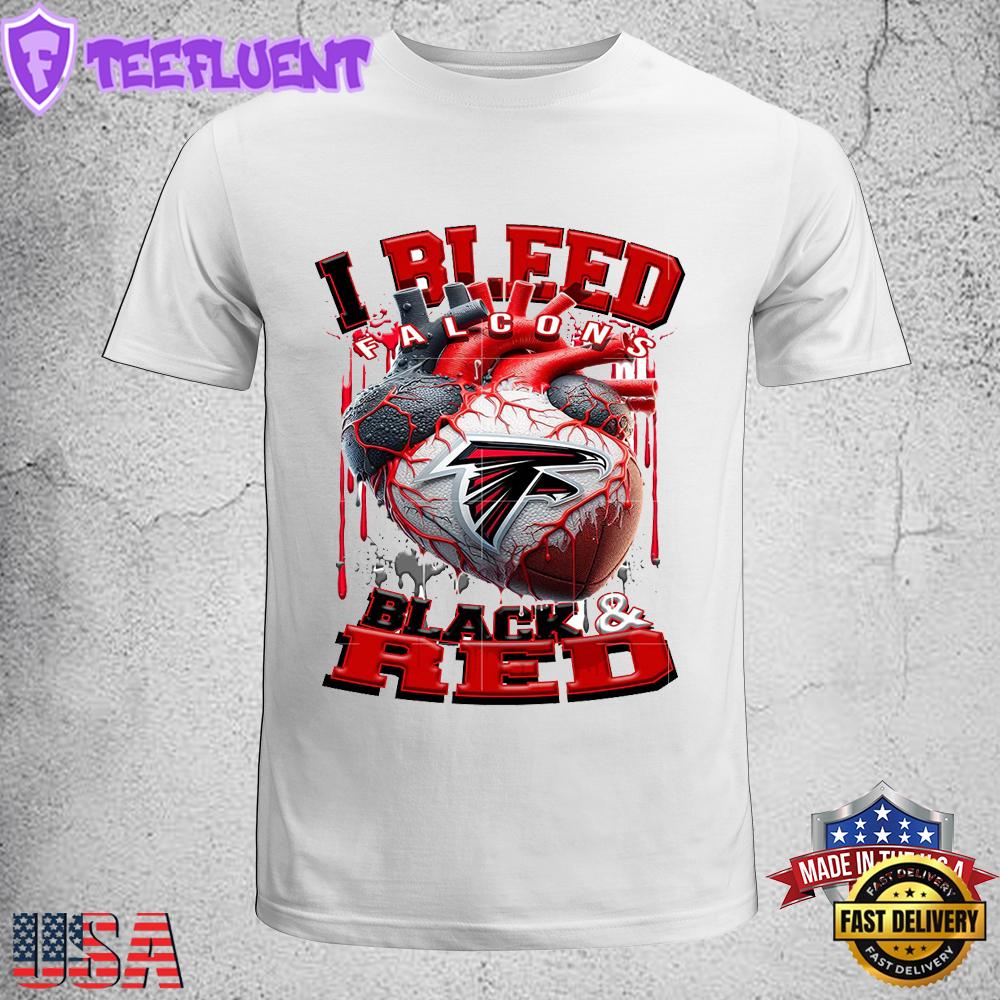 I bleed black Red Falcons Unisex T-Shirt