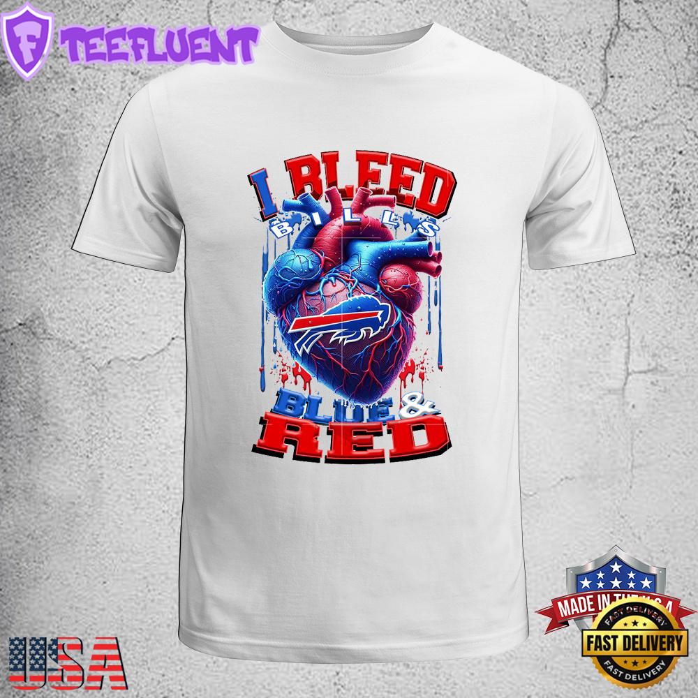 I bleed Blue Red Bills Unisex T-Shirt