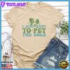 I Just Want To Pet The Dogs Colored Print T-Shirt