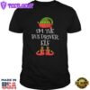 Im The Bus Driver Elf Christmas Shirt