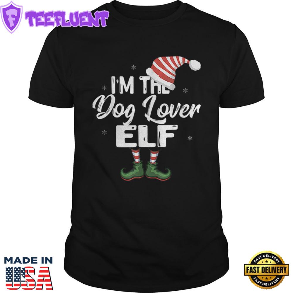 Im The Dog Lover Elf Family Matching Christmas Shirt 7mp4d