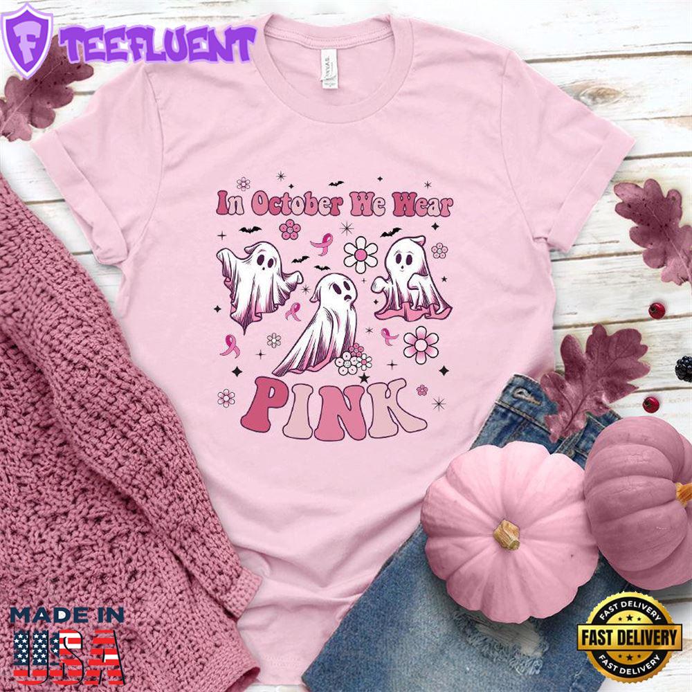 In October We Wear Pink Version 3 T-Shirt Colored Edition