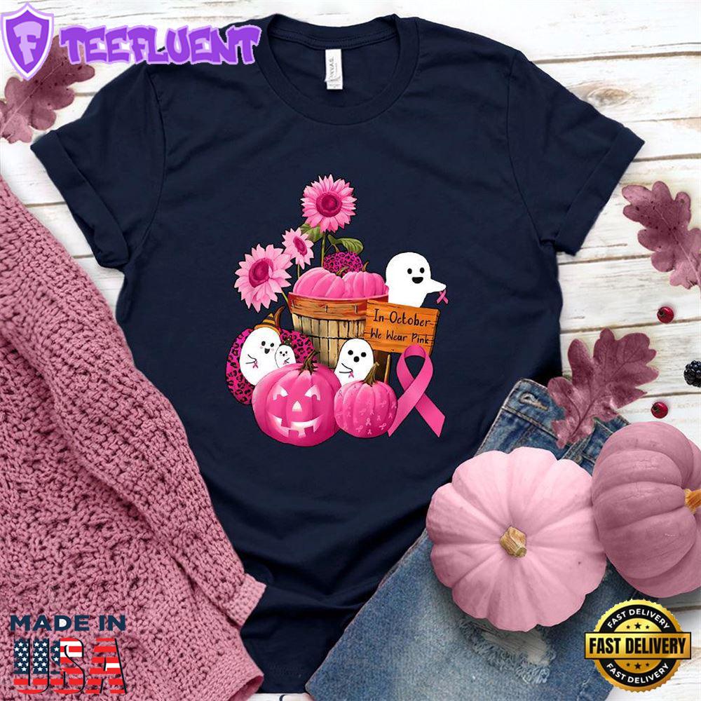 In October We Wear Pink Version 5 T-Shirt Colored Edition