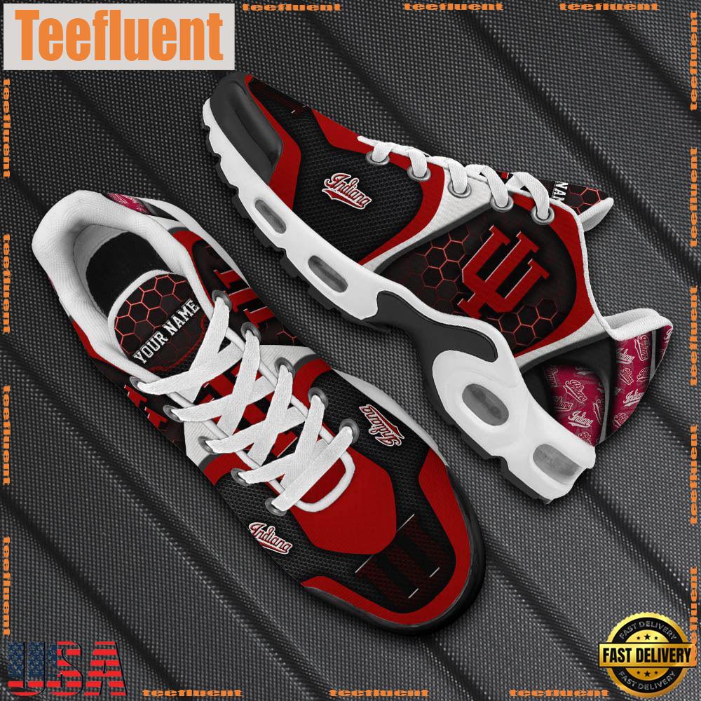 Indiana Hoosiers Tn Shoes Personalized Your Name, Football Team Shoes
