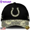 Indianapolis Colts 2024 Salute to Service Club Black Camo Cap Gift For Veteran