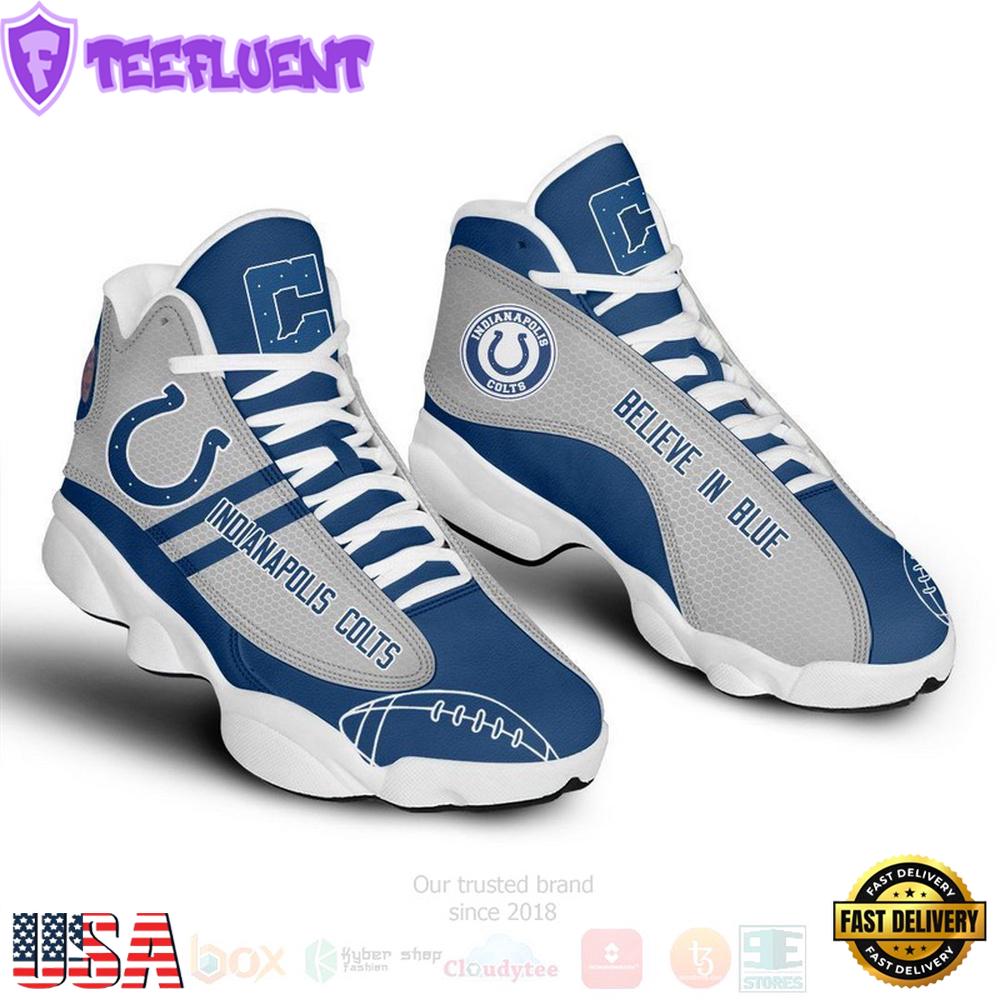 Indianapolis Colts NFL Air Jordan 13 Shoes 2 - Gift For Fans