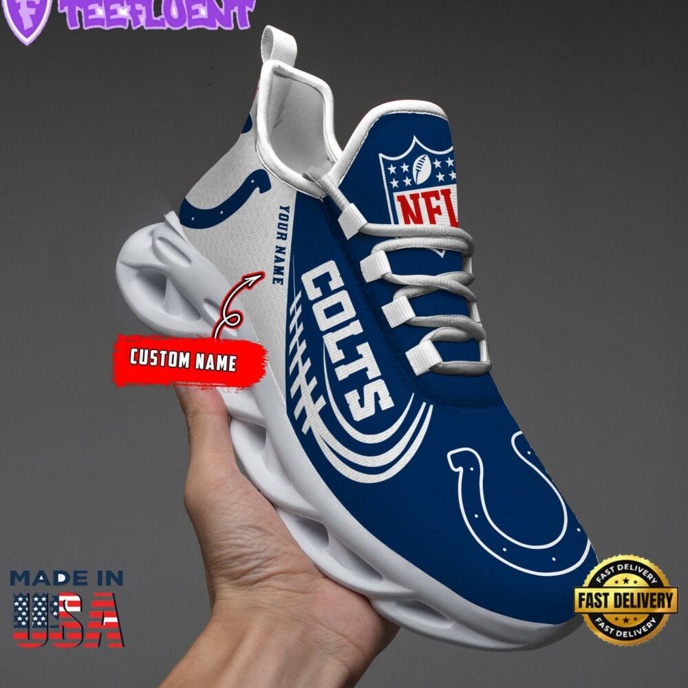 Indianapolis Colts NFL Clunky Max Soul Shoes Personalized 1