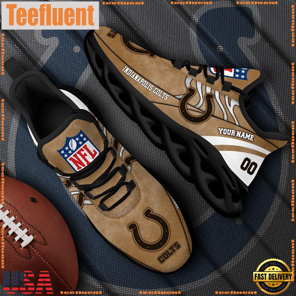 Indianapolis Colts NFL Clunky Shoes For Fans Custom Name And Number
