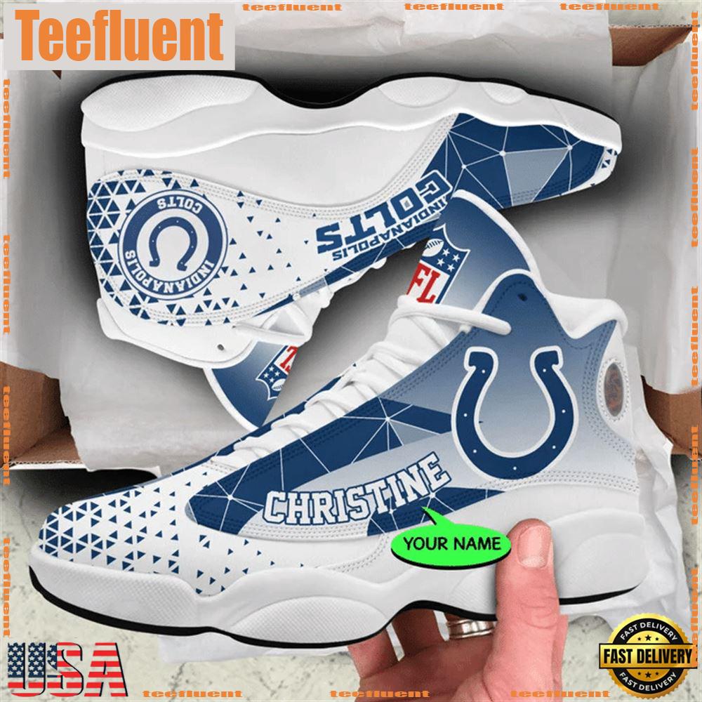 Indianapolis Colts NFL Personalized Jordan 13 Shoes