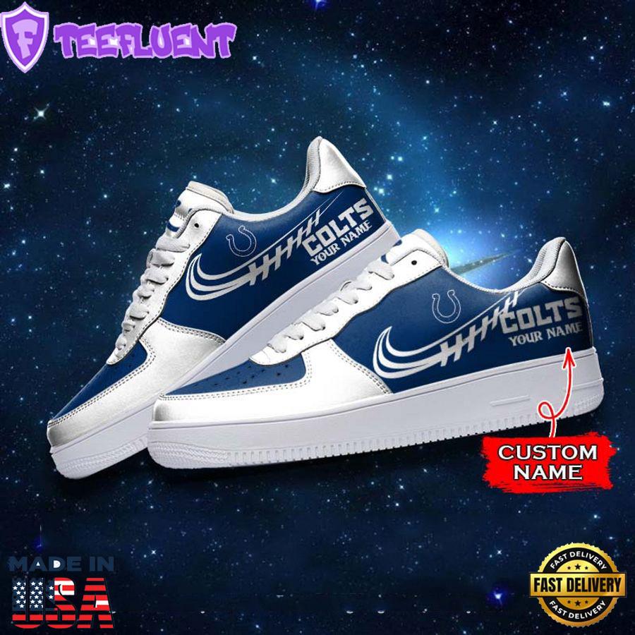 Indianapolis Colts NFL Personalized Nike Air Force Sneaker