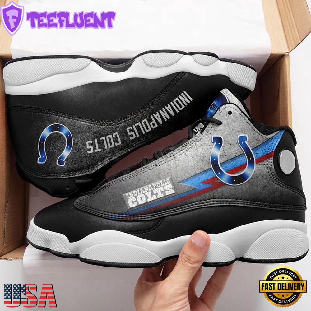 Indianapolis Colts NFL Ver 3 Air Jordan 13 Sneaker - Gift For Fans