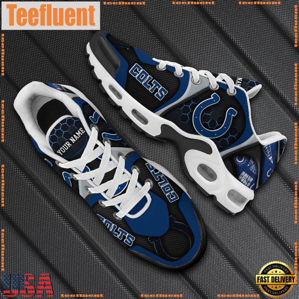 Indianapolis Colts Tn Shoes Personalized Your Name, Football Team Shoes