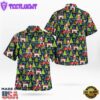 Indianapolis Fire Department Engine Christmas Hawaiian Shirt