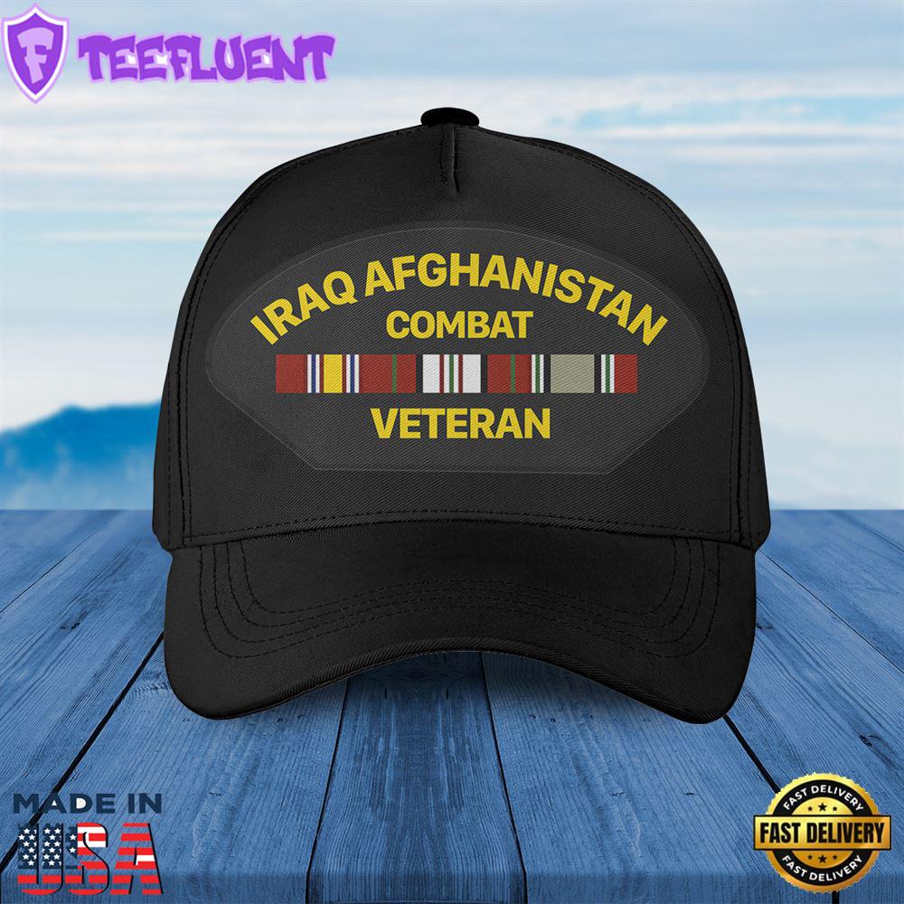 Iraq Afghanistan Combat Veteran Baseball Cap
