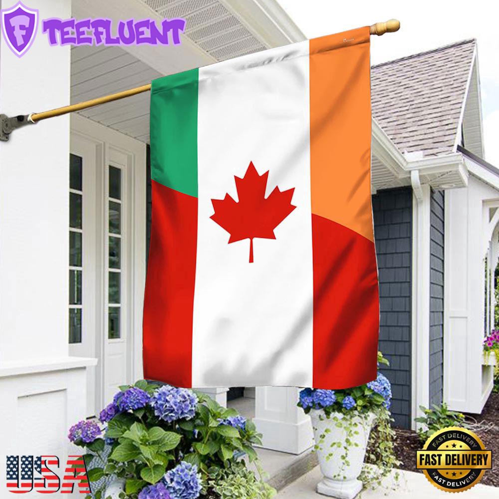 Ireland Irish And Canada Fla House And Garden Flag