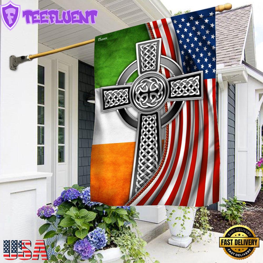Irish American House And Garden Flag (1)