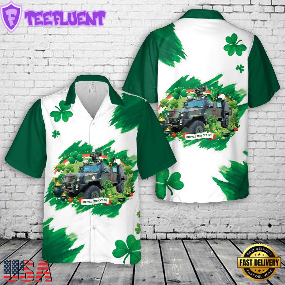 Irish Army RG-32M Light Tactical Vehicle (LTV), St Patrick's Day Hawaiian Shirt