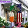 Irish Celtic Knot Cross St. Patrick's Day House And Garden Flag