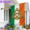 Irish Celtic Trinity Knot St. Patrick's Day Irish House And Garden Flag