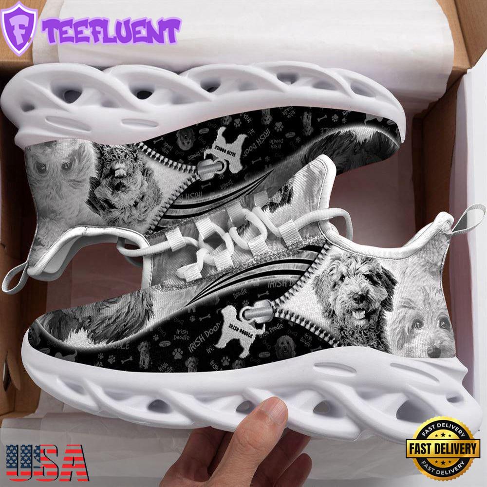 Irish Doodle Sketch Max Soul Shoes For Men Women Dog Shoes Running