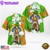 Irish Flag Lucky Shamrocks Irish Wolfhound Dog Rainbow Saint Patrick'S Day Hawaii Shirt