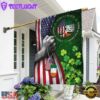 Irish Irish By Blood Patriot By Choice American By Birth Fla House And Garden Flag