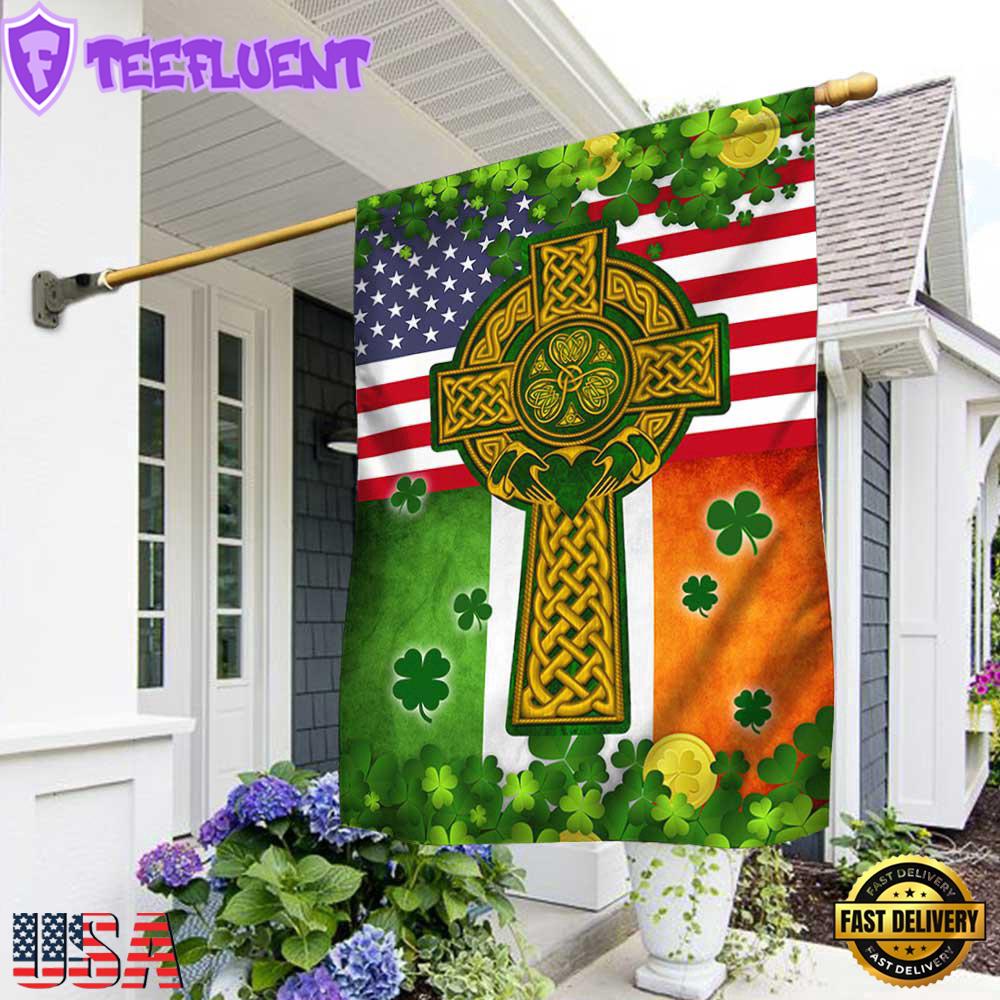 Irish My Nation My Heritage House And Garden Flag