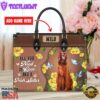Irish Setter Dog All You Need Is Love And A Leather Handbag