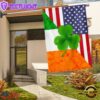 Irish Shamrock American House And Garden Flag Decor