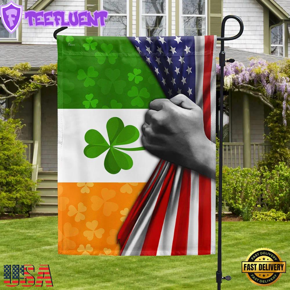 Irish Shamrock House And Garden Flag Decor