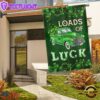 Irish Shamrock Loads Of Luck House And Garden Flag Decor