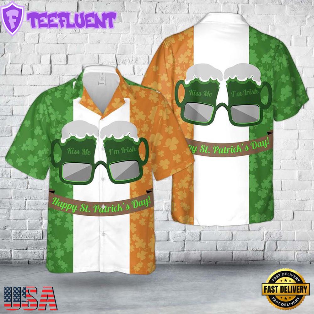 Irish St Patrick's Day Beer Hawaiian Shirt