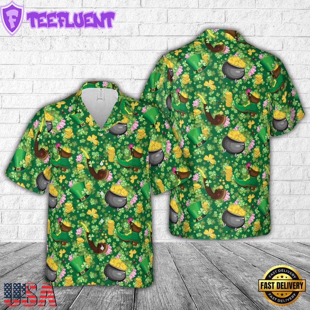 Irish St Patrick's Day Hawaiian Shirt